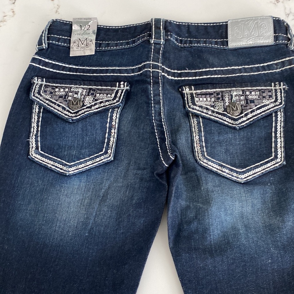 Maurices Premium Jeans Women's Cropped Capri Blue Denim Jeans 1/2 Regular NWT